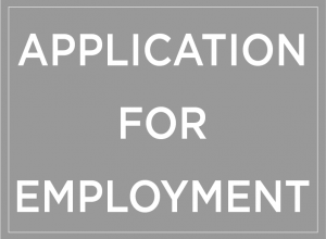 Application for Employment Button